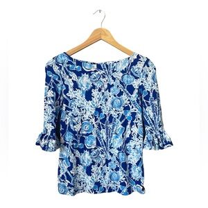 Lilly Pulitzer Blue Top